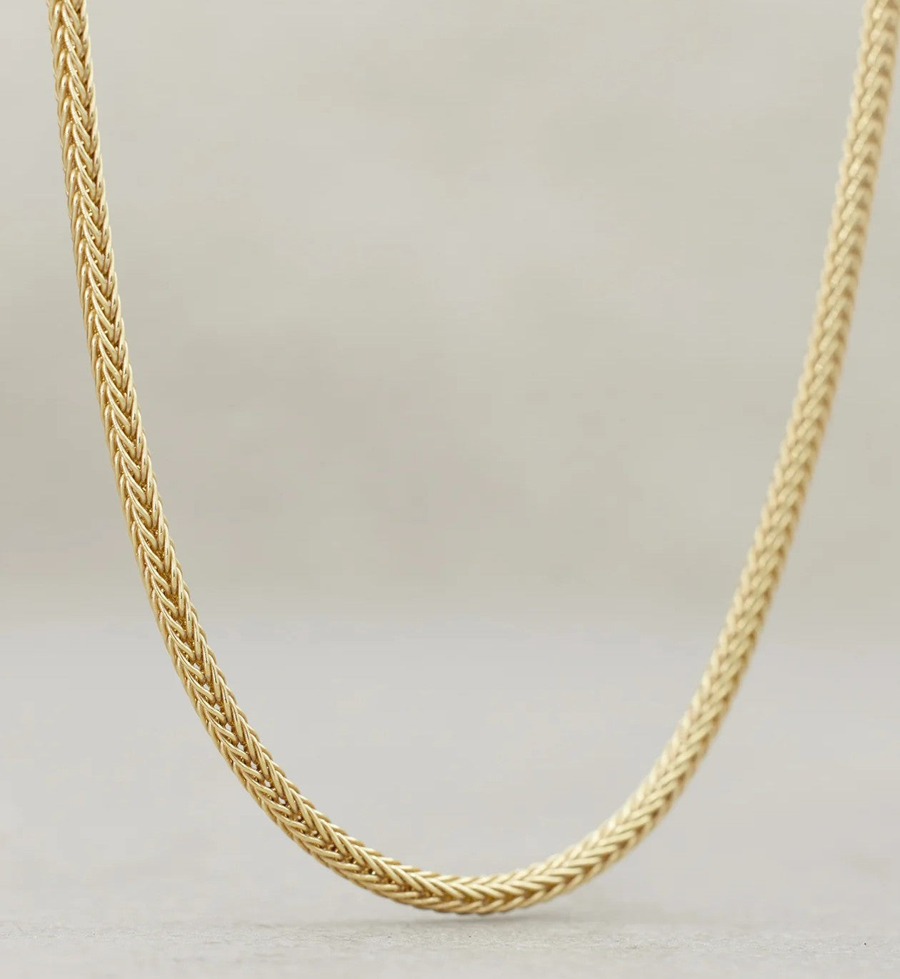 FOXTAIL CHAIN 4MM SILVER (STEEL)