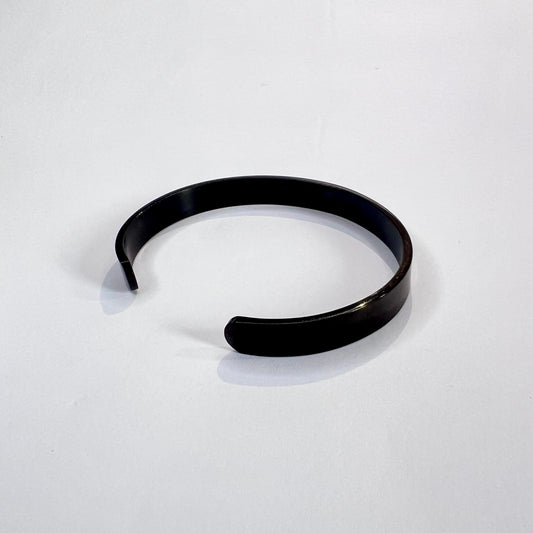 MATTE BLACK CUFF BRACELET