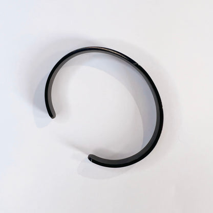MATTE BLACK CUFF BRACELET